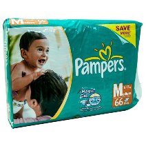 PAMPERS DIAPERS MEDIUM 66 U
